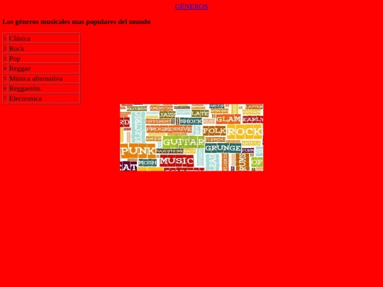 Géneros screenshot