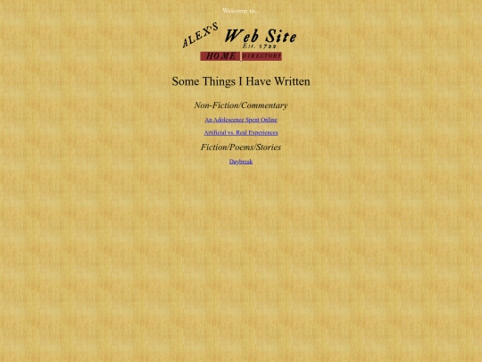 writings screenshot