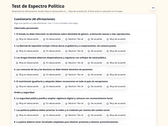 PMA/espectrumtest screenshot