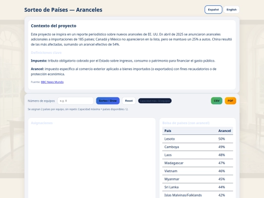 PMA/sorteo_aranceles screenshot