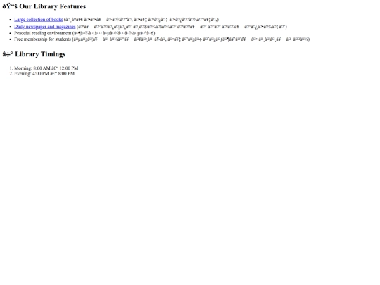 index screenshot
