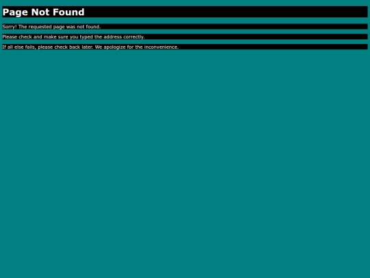 not_found screenshot