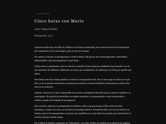books/cinco-horas-con-mario screenshot