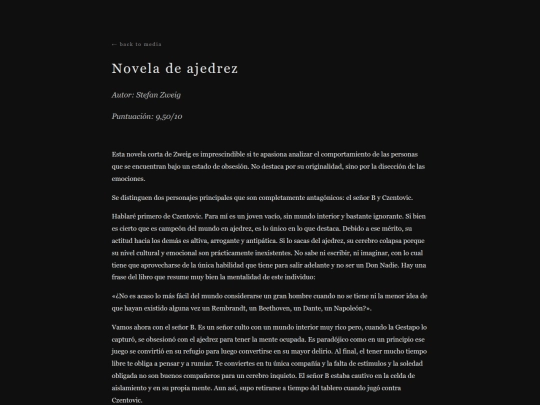 books/novela-de-ajedrez screenshot