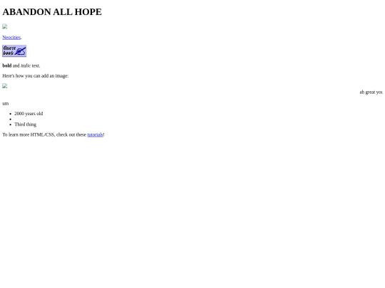 index screenshot