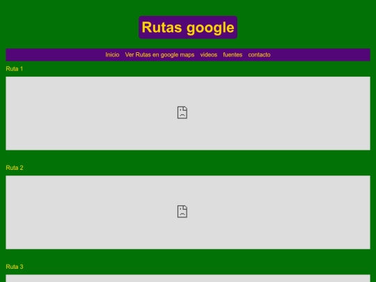 rutasgoogle screenshot