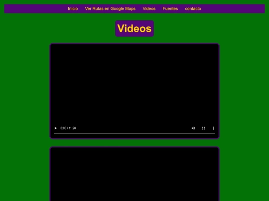 videos screenshot