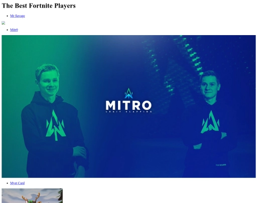 Mainpage screenshot