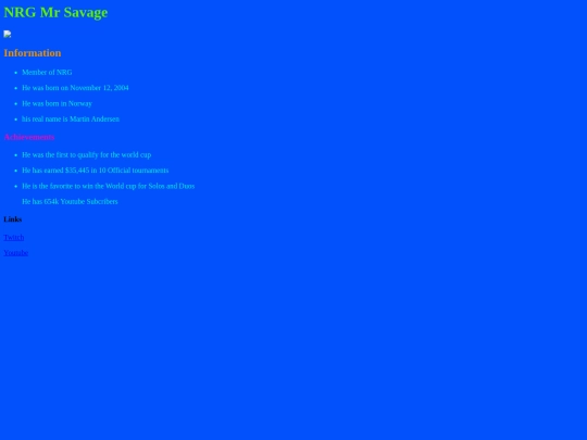 Mrsavage screenshot