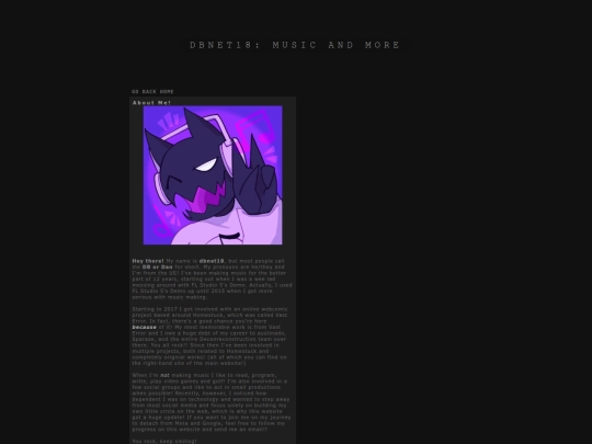 aboutme screenshot