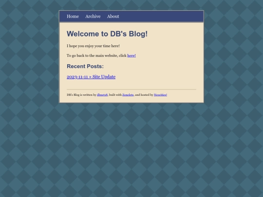 blog screenshot