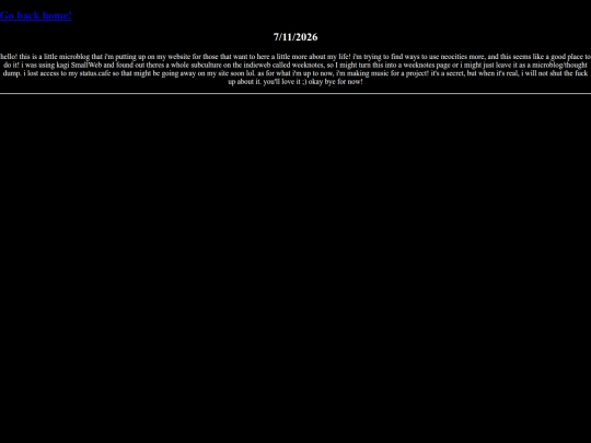 microblog screenshot