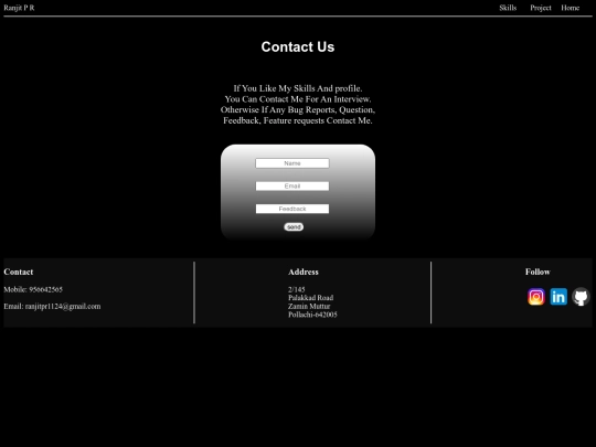contact screenshot