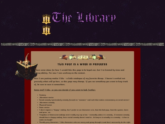 library screenshot