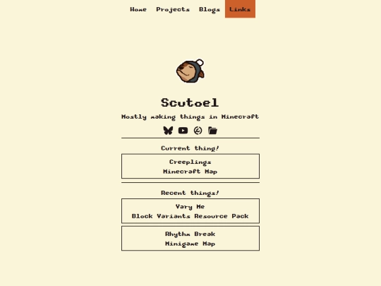 links screenshot