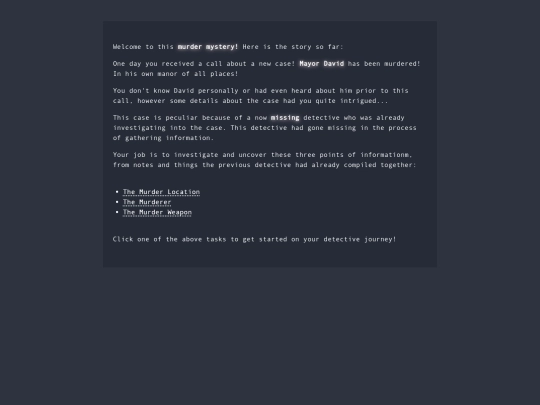 murdermystery screenshot