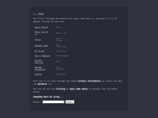 murdermystery/task2 screenshot