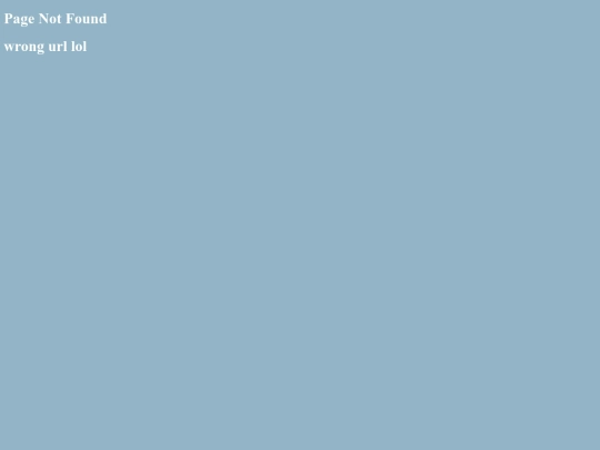 not_found screenshot