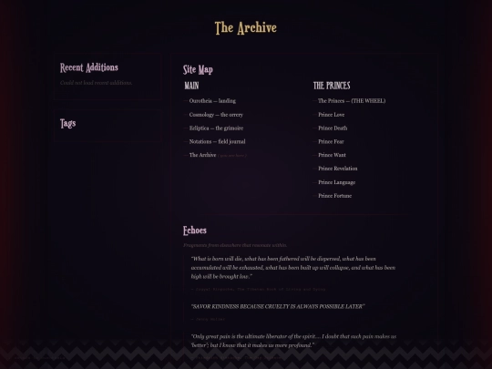 ourotheia/archive screenshot