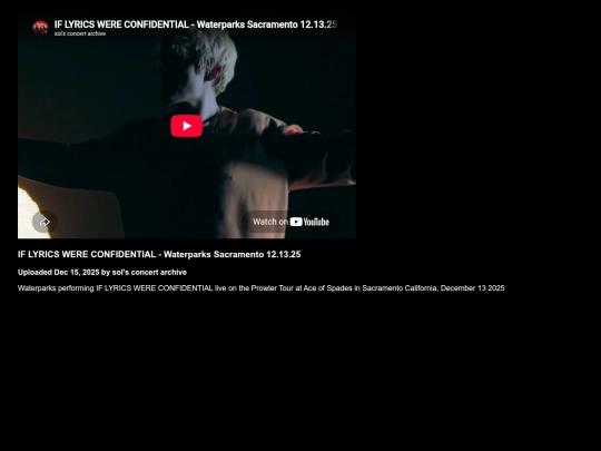 vids/lyrics screenshot