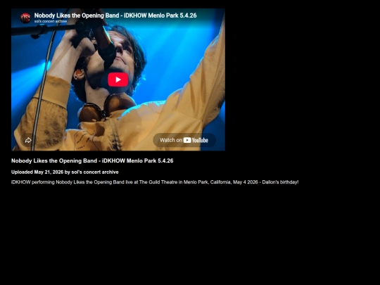 vids/openingband screenshot