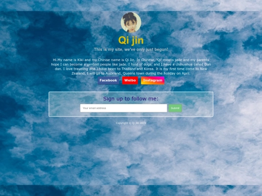 splash-page screenshot