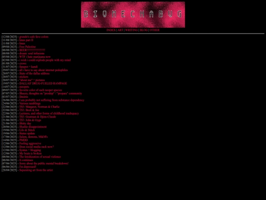 blog screenshot