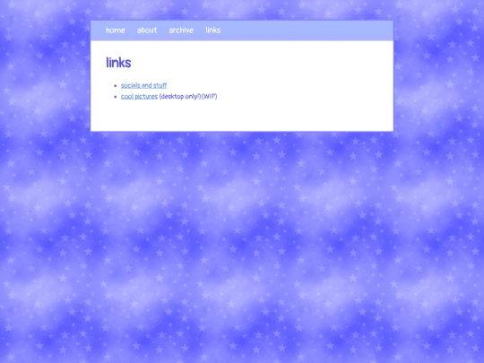 links screenshot