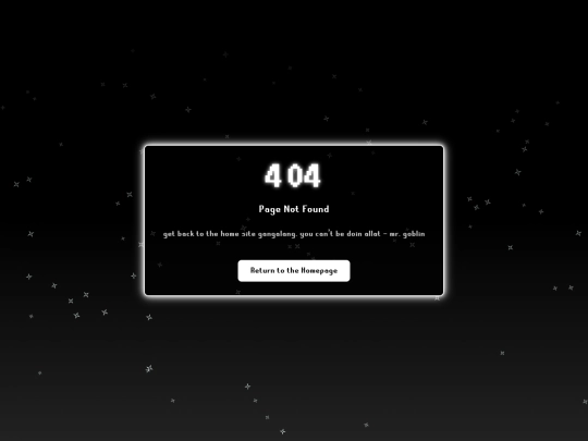 not_found screenshot