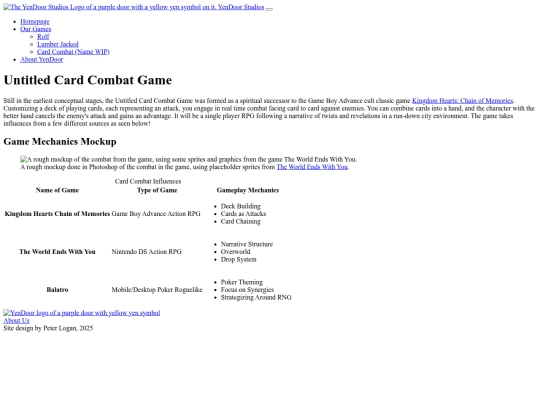 cardGame screenshot