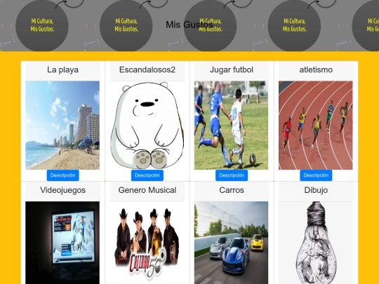 Tabla de imagen/Imagenes con Bootstrap screenshot