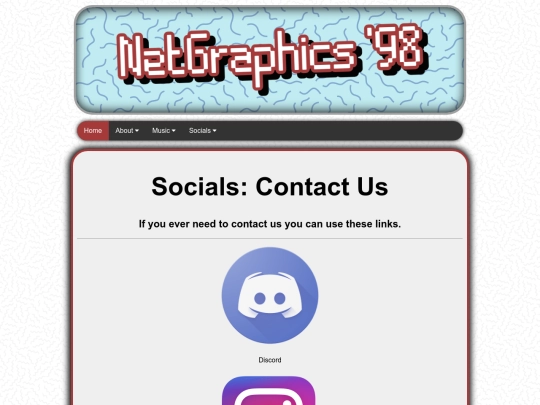 socials screenshot
