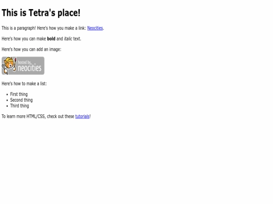 index screenshot