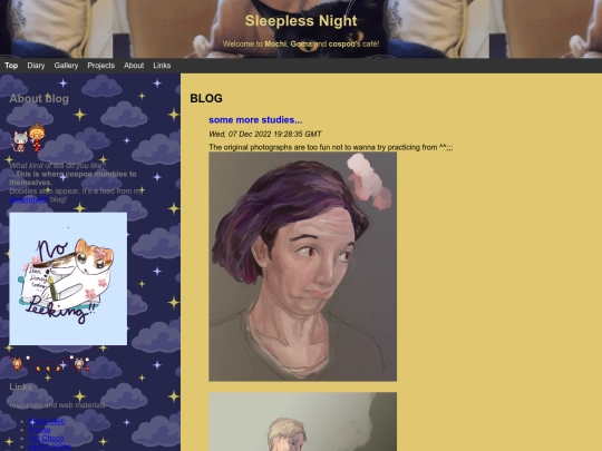 blog screenshot