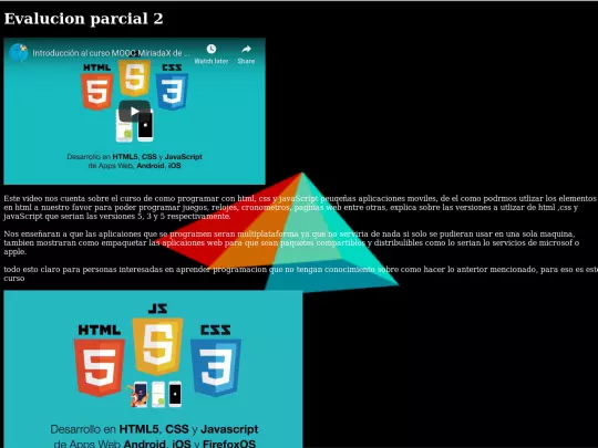 Evaluacion screenshot
