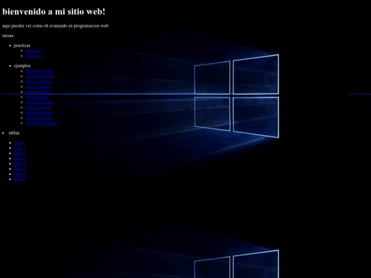 index screenshot