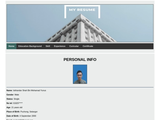 homepage screenshot