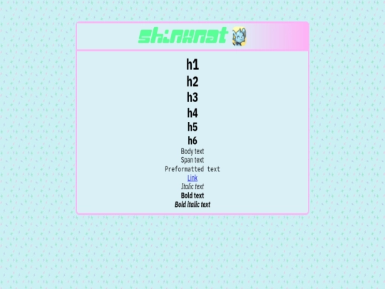 index screenshot