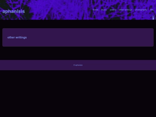 writings screenshot