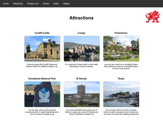 Attracions screenshot