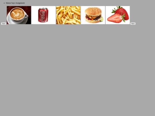 simonsays_assignment screenshot