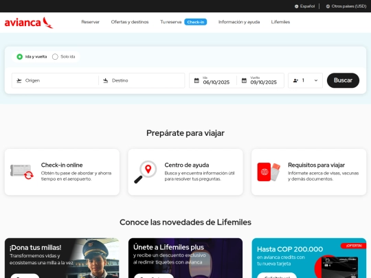 avianca screenshot