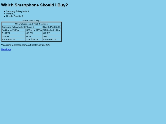 costs-and-features-of-products screenshot