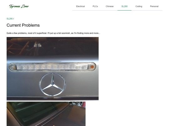 SL280/Problems screenshot