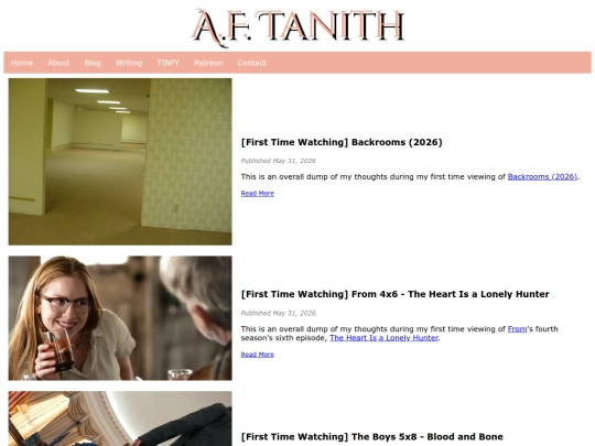 page/blog screenshot