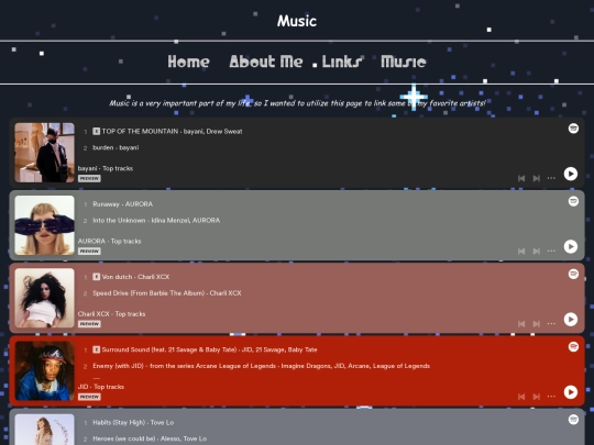 music screenshot