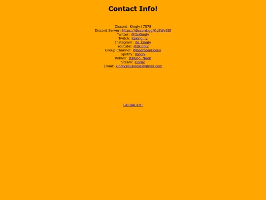 contactinfo screenshot