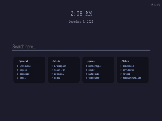 index screenshot