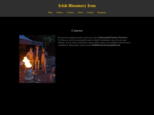 courses screenshot