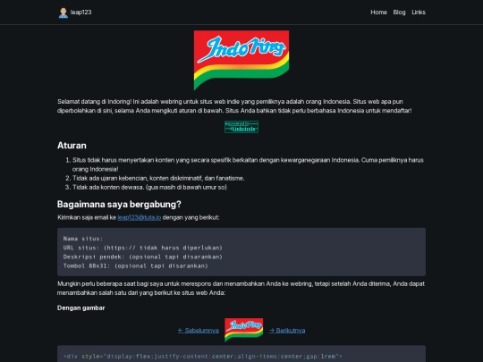 indoring screenshot